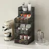 Estante Organizador de Bocadillos de Escritorio Estante de Almacenamiento para Sala de Estar Mesa de Comedor Mesa de Comida Artefacto de Almacenamiento Estante de Almacenamiento en Capas para Mesa de Cocina
