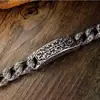 Nuevo Pulsera Estilo Vintage para Hombres con Patrones Auspiciosos, Pulsera Retro Vintage para Parejas, Diseño de Hebilla de Anillo Unisex