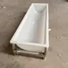Nuevo Dispositivo de Alimentación y Bebedero para Patos y Gansos Equipo Rectangular para Avicultura Plato de Comida Plástico Agua de Bebida Metabo