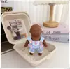 Natasha 14cm Muñeca Negra Pequeña Ropa para Muñeca Celebridad de Internet Artículo Popular Muñeca para Aliviar el Estrés Conjunto Natasha Chaqueta Pantalones