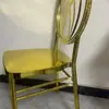 Silla con Respaldo Redondo, Silla de Sol, Silla Redonda Dorada con Respaldo de Castillo para Bodas en Hotel al Aire Libre en Césped, Silla Clásica Europea