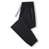 Pantalones de Verano Finos de Nylon Hielo Seda L-8XL para Hombres y Mujeres, Pantalones Largos Deportivos Elásticos, Tallas Grandes, Secado Rápido, Pantalones de Tres Cuartos