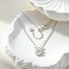 Colar Personalizado com Zodíaco Completo em Diamante Corrente de Clavícula de Luxo Leve para Mulheres Elo de Joias com Múltiplos Sinais do Zodíaco para Mulheres