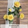 Cenário de Arranjo de Flores Artificiais Amarelas Rosas Falsas Arranjo de Flores Estilo Floresta de Casamento Flores Adereços Decorativos