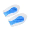 Almofada de Calcanhar Colmeia Aumento de Altura Interno Invisível Almofada de Meio Tamanho Almofada de Calcanhar Macia e Confortável Absorvente de Choque Palmilha para Dor no Calcanhar Masculina e Feminina