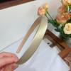 Luxo Leve Estilo Coreano Estilo Francês Elegante Creme Alta Qualidade Sensação Cetim Fino Aro de Cabelo Simples Diário Saindo Lavar Rosto Faixa de Cabeça