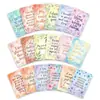 Compra Directa Transfronteriza de 18 Tarjetas Ligeras de Acuarela con Autoafirmaciones y Texto Suave para Journaling Delicado y Decoraciones Diarias Cálidas