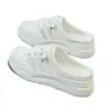 Pantuflas blancas para mujer 2026 modelo nuevo, de malla transpirable, punta cerrada, plataforma de suela gruesa, moda, antideslizantes, zapatos blancos, venta al por mayor de comercio exterior