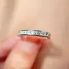 Anillo de Acero Inoxidable Ancho Dominante Simple Shengxi Europeo y Americano Joyería al por Mayor Color Acero Diamante Cuadrado de 4 mm