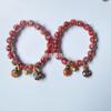 Pulsera de Flores Incrustadas en el Centro Pulsera de Esmalte Pulsera de Esmalte Pulsera de Esmalte Joyería Vintage Temperamento Pulsera Versátil