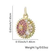Collar de Chanclas para Mujer, Colgante de Ojo con Goteo de Aceite, Chanclas Europeas y Americanas Personalizadas, Cadena para Clavícula Incrustada con Diamantes, Accesorios Transfronterizos