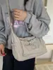Bolso Cruzado de Gran Capacidad Estilo Perezoso, Bolso de Hombro de Estilo Japonés Nuevo de Alta Gama, Bolso Mensajero Versátil para Ropa de Trabajo de Estudiantes Universitarios para Mujeres