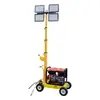 Veículo de Iluminação Móvel Tipo Carrinho Manivela Manual Gerador a Gasolina Diesel Controle de Enchentes de Emergência Resgate de Desastres Construção de Estradas Farol