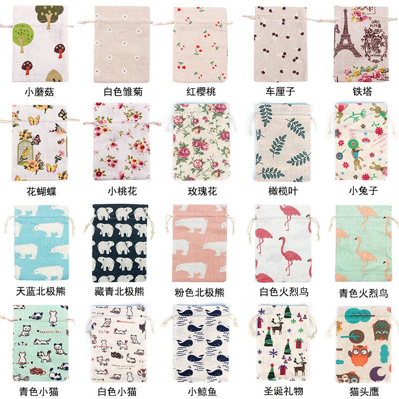 印花麻布袋合集(1)