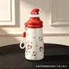 Nueva Taza Térmica de Acero Inoxidable 304 Serie Caperucita Roja Linda y Divertida Taza Térmica Portátil para Niños y Estudiantes
