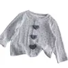 Camiseta Nueva de Otoño 2026 para Niñas con Estampado de Corazones, Top Coreano de Manga Larga con Lunares para Bebé Niña, Camiseta Básica de Primavera y Otoño para Niños
