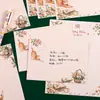 Lindo, simple, artístico set de papel de carta y sobres con alto valor estético, estilo ins, papelería sofisticada y romántica para cartas de amor