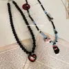 Serie de dopamina de verano ~ collar de color divertido accesorios dulces y frescos para mujer cadena para la clavícula senior de nicho ins coreano