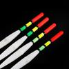 Flotador electrónico luminoso flotante en el agua flotador electrónico brillante ver agua brillante pesca nocturna flotador multiusos una bolsa de 50 aparejos de pesca pesca
