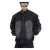 Traje de Mezclilla Desestructurado Antiguo Pesado Chaqueta con Diseño Tridimensional en Relieve Chaqueta Jeans para Hombre Guapo para Hombre