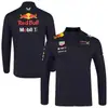 Nueva chaqueta sudadera de comercio exterior para ropa de carreras F1, manga larga, cuello alto, cálida, para deportes, ciclismo y todoterreno