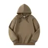 Ropa exterior de talla grande al por mayor, sudaderas con capucha de color liso en stock, tops holgados de manga larga, unisex, estilo hombro caído, disponibles para dropshipping transfronterizo