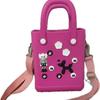 Bolsa de Praia Cosméticos Mini Pequena Eva Fofa Bolsa de Mão Feminina Nova Bolsa de Gelatina Cesta com Furos DIY