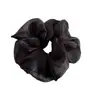 Elástico de Organza Perolado Transparente Versátil para Rabo de Cavalo Baixo, Penteado Alto, Coque e Acessórios de Cabelo