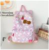 Mochila escolar feminina primavera e verão nova mochila de alto valor campus júnior sênior escola secundária estudante mochila escolar doce fofo mochila estampada