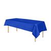 Toalha de Mesa Descartável Lisa Peva Espessada 137*274cm Toalha de Mesa Cor Pura Decoração de Festa Arranjo