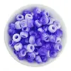 Cuentas de Barril 6*9mm Cuentas Pony de Dos Colores Agujero Grande Trenza de Cabello Sucio Cuentas Trenzadas Cuentas Sueltas Pulsera Hecha a Mano Accesorios de Joyería DIY