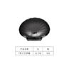 Plato de vajilla de melamina tipo porcelana A5, plato creativo de plástico negro de estilo japonés, plato para olla caliente, plato para barbacoa, plato esmerilado