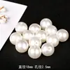 3-30mm contas peroladas de imitação com furo para realce contas soltas para grampo de cabelo DIY feito à mão acessórios para pulseira colar decoração
