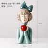 Figuras Creativas de Niña, Decoraciones para Sala de TV y Aparador de Vinos, Jarrones para Escritorio de Oficina, Regalos de Inauguración de Casa
