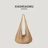 Bolsa de Praia de Rede Vazada de Verão Férias na Beira-Mar Moda Casual Novo Estilo Design de Nicho Personalizado Bolsa de Ombro Mãe-Filho