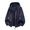 Verano 2026 Nueva Moda Cómodo Casual Tendencia Marca Ligero Protección Solar Con Capucha Deportivo Transpirable Casual Conjunto de Pareja