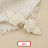 Botones de Placa Chinos de Cinco Perlas Corazón de Melocotón Hechos a Mano Botones de Placa para Cheongsam Estilo Étnico Invitaciones de Boda Botones para Tops Clásicos Venta al Por Mayor