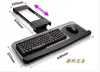 Bandeja de Teclado Gaveta Bandeja Suspensa Mesa de Computador Multifuncional Ajustável Armazenamento Trilho Deslizante Ergonômico Suporte para Mouse