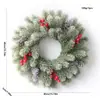 Conjunto de guirlanda e chifre de Natal, Vinha de Natal, Mistura de PE+PVC, Guirlanda Norfolk, Decorações de Natal, Transfronteiriço