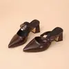 Botas de tacón alto de cuña con punta fina de gamuza estilo francés para mujer, nuevo modelo otoño e invierno 2026, botas altas hasta la rodilla