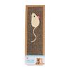 Nuevo Tablero Rascador Plano de Papel Corrugado con Cebo de Sisal Tablero Rascador de Gato de Cartón Corrugado para Ratón/Pez de Sisal Afilar Uñas