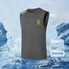 Camiseta sin mangas de secado rápido de seda de hielo de talla grande para hombre, chaleco holgado de verano para hombre, ropa deportiva para correr para hombre, talla grande, talla grande