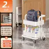 Estante de Armazenamento tipo Carrinho Lasker de Aço Carbono Espesso com 22 Tubos para Beleza e Cabeleireiro, Ferramentas de Ventosaterapia, Copo d'Água e Utensílios