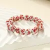 Pulsera de Cerámica de Porcelana Azul y Blanca de Venta Caliente Transfronteriza Diy, Pulsera Trenzada Estilo Chino de Gama Alta, Pulsera Versátil y que No se Desvanece