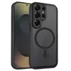 Adequado para Samsung S25Fe S25Edge S24Ultra Capa Magnética com Toque de Pele S23 S21 Capa Protetora Dois em Um