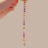 Pulseira Colorida Redonda de Zircônia Dopamina Simples para Mulheres, Joia de Luxo de Alta Qualidade Exquisita Novo Estilo 2026