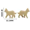 Acessórios de Modelo de Vida Selvagem de Zoológico Paisagem Miniatura Mini Animais Material DIY Cena Encolhida Ornamentos