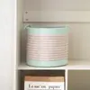 Cesta Grande para Roupas Sujas Mais Vendida Cesta de Armazenamento de Roupas para Lavanderia Caixa de Armazenamento Cesto de Roupa Suja Cesto de Armazenamento Trançado com Corda de Algodão Espessa