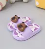 Pantuflas de verano de EVA para niños y niñas, lindas de dibujos animados, antideslizantes, suela suave, sandalias para bebé para interior y exterior