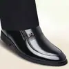 Tênis Dad Shoes Sapato Social Sapato de Couro Masculino Solado Macio para Idosos Meia-idade Casual Sapato Masculino Produtos Originais Sapato de Casamento Masculino